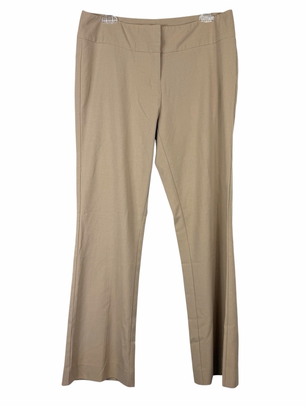 Kenneth Cole Straight Leg Dress Pants Women Size 10 Short Khaki Tan Beige Career